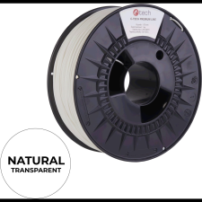 C-Tech PREMIUM LINE PETG 3D nyomtatószál, átlátszó (3DF-P-PETG1.75-TRA) nyomtató kellék