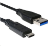 C-Tech USB 2.0 Type C Átalakító Fekete 1m CB-USB2C-10B (CB-USB2C-10B)