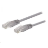 C-Tech UTP CAT5E Összekötő Szürke 10m CB-PP5-10