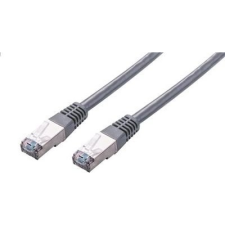 C-Tech UTP CAT5E Összekötő Szürke 15m CB-PP5F-15 (CB-PP5F-15) kábel és adapter