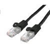 C-Tech UTP CAT6 Összekötő Fekete 3m CB-PP6-3BK (CB-PP6-3BK)
