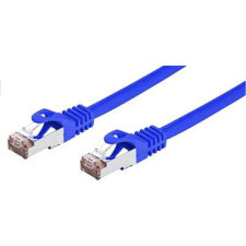 C-Tech UTP CAT6 Összekötő Kék 25cm CB-PP6F-025B (CB-PP6F-025B) kábel és adapter