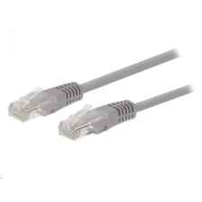 C-Tech UTP CAT6A Összekötő Szürke 50cm CB-PP6A-05 kábel és adapter