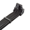 CableMod Adapterkábel Cablemod C-Series Pro  - B Verzió, 90°, 16 pin - 4x 8 pin PCIe, Fekete