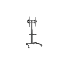 Cabletech Mobile TV Mount - Stand with Shelf tv állvány és fali konzol