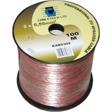 Cabletech OFC 2mm-es Hangszóró Kábel (KAB0324) kábel és adapter