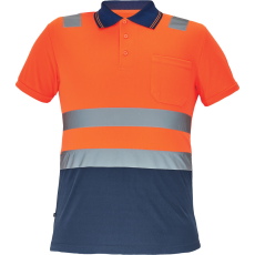  CADIZ HV galléros póló narancs/navy 3XL