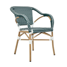 CAFE MIRAMAR türkiz / tengeri rattan szék kerti bútor