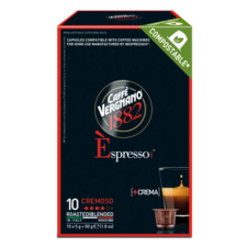 Caffe Vergnano Kávékapszula CAFFÉ VERGNANO Nespresso Cremoso 10 kapszula/doboz kávé