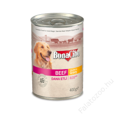 CAGATAY BONACIBO CANNED DOG FOODS BEEF 400g kutyafelszerelés