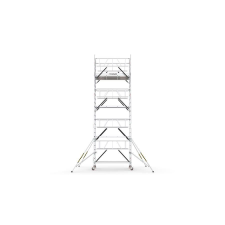 Cagsan ProTUBE LN650_(240) gurulóállvány - dupla széles (Munkamagasság:8,5m) létra és állvány