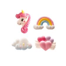 Cake Masters Dekora cukor díszítések unikornis, 8 db sütés és főzés