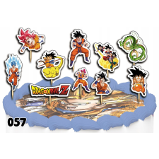 CAKE TOPPERS DECORATION SET - DRAGON BALL ANIME BAY 10db. party kellék