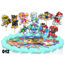 CAKE TOPPERS díszítő készlet - PSI PATROL PAW SKY CHASE 10db. party kellék