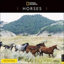  CAL 24 NATIONAL GEOGRAPHIC HORSES 2024 – WALL naptár, kalendárium
