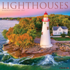 CAL 25 LIGHTHOUSES 2025 WALL – WALL naptár, kalendárium