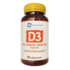 Caleido D3-vitamin 2000 ne gélkapszula 90db vitamin és táplálékkiegészítő