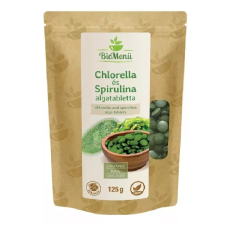 Caleido IT-Outsource Kft. BIO Chlorella és spirulina alga tabletta 125g BioMenü vitamin és táplálékkiegészítő
