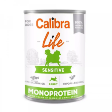  Calibra Dog Life Sensitive rabbit konzerv 400g kutyaeledel