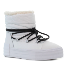 Calvin Klein Bold Vulcanic Flatform fehér női csizma Méret:39 női csizma, bakancs