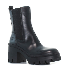 Calvin Klein Chunky Heeled Chelsea fekete női bokacsizma Méret:38