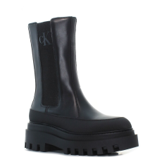 Calvin Klein Flatform Chelsea fekete női bokacsizma Méret:40