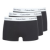 Calvin Klein Jeans Boxerek COTTON STRECH LOW RISE TRUNK X 3 Fekete EU XL