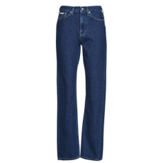 Calvin Klein Jeans Egyenes szárú farmerek HIGH RISE STRAIGHT Tengerész US 28 / 32