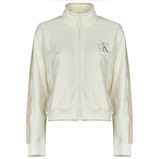 Calvin Klein Jeans Pulóverek LS STRETCH TERRY FZ TRACK JACKET Fehér EU L