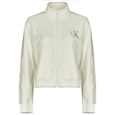 Calvin Klein Jeans Pulóverek LS STRETCH TERRY FZ TRACK JACKET Fehér EU M női pulóver, kardigán