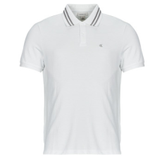Calvin Klein Jeans Rövid ujjú galléros pólók SS MONOGRAM PIQUE TIPPED POLO Fehér EU M
