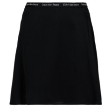 Calvin Klein Jeans Szoknyák LOGO ELASTIC SKIRT Fekete EU M szoknya