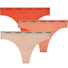 Calvin Klein Jeans Tangák BRAZILIAN 3PK Piros EU XS