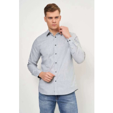 Calvin Klein mosott Dobby ing J30J319064, szürke, L INTL férfi ing