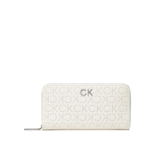 Calvin Klein Nagy női pénztárca Re-Lock Slim Z/A Wallet Lg Perf K60K609485 Fehér