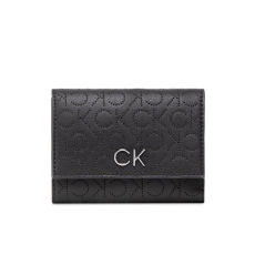 Calvin Klein Nagy női pénztárca Re-Lock Trifold Md Perf K60K609496 Fekete