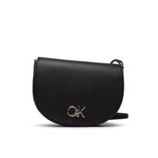 Calvin Klein Táska Re-Lock Saddle Bag K60K609871 Fekete kézitáska és bőrönd
