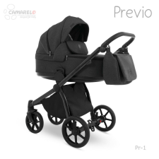 Camarelo Bergon Camarelo Previo multifunkciós babakocsi 2in1 -01 Fekete babakocsi