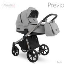 Camarelo Bergon Camarelo Previo multifunkciós babakocsi 2in1 -06 szürke babakocsi