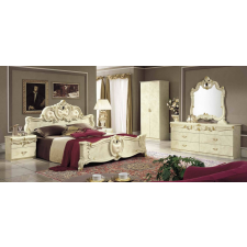 CamelGroup Barocco hálószoba - bézs, 180x200 cm ággyal, 2-ajtós szekrénnyel bútor