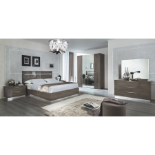 CamelGroup Platinum hálószoba - ezüst nyír, 160x200 cm ággyal, 4-ajtós szekrénnyel bútor