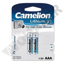 Camelion FR03 Camelion 1,5V lítium mikró elem bliszteres digitális fényképező akkumulátor