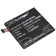 Cameron Sino X-Longer Alcatel TLp020K2/C2000023C2 utángyártott akkumulátor 2000mAh 3.8V mobiltelefon kellék