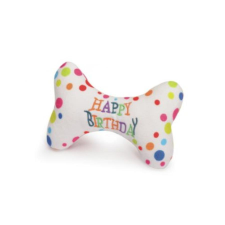 Camon Happy Birthday poliészter játékcsont 18cm játék kutyáknak
