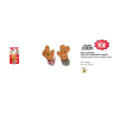 Camon S.p.A. AG0366 Poliészter kaktusz játék cicáknak csengővel 12cm játék macskáknak