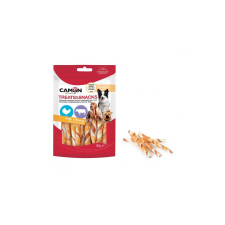 Camon S.p.A. Camon szárított marhabőrre tekert csirkés snack 80g többszínű jutalomfalat kutyáknak