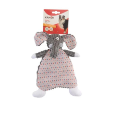 Camon Zörgős, sípoló plüss játék elefánt/ róka 30cm játék kutyáknak