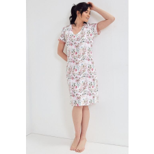 Cana Aromatica női hálóing, fehér, virágos S hálóing, pizsama