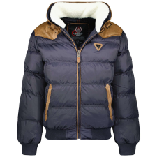  CANADIAN PEAK férfi kabát BARILLO MEN 001 téli, bundás gallérral, M Sötétkék férfi kabát, dzseki