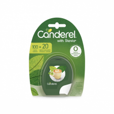Canderel stevia alapú édesítőszer tabletta 100+20db-os 120 db diabetikus termék